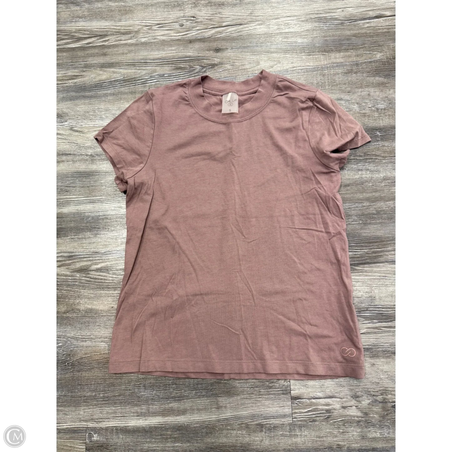 Athletic Top Short Sleeve By Calia In Pink, Size: S