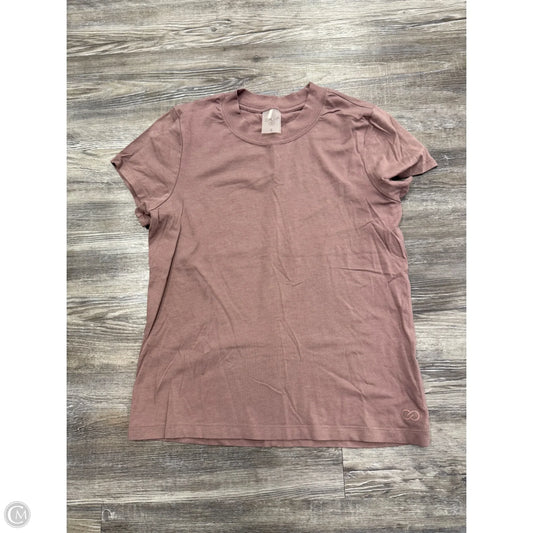 Athletic Top Short Sleeve By Calia In Pink, Size: S
