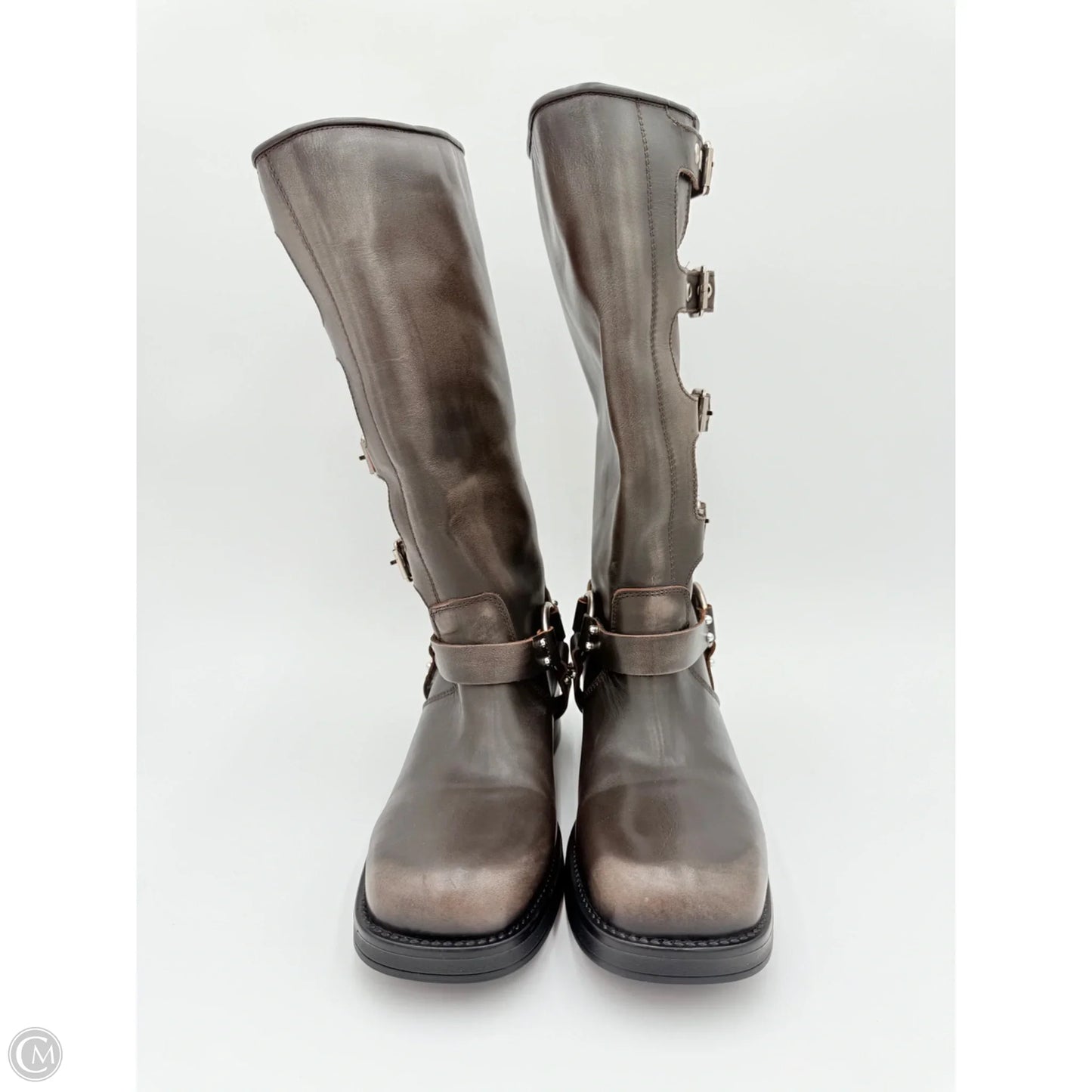 Boots Mid-calf Heels By Steve Madden In Brown, Size: 9