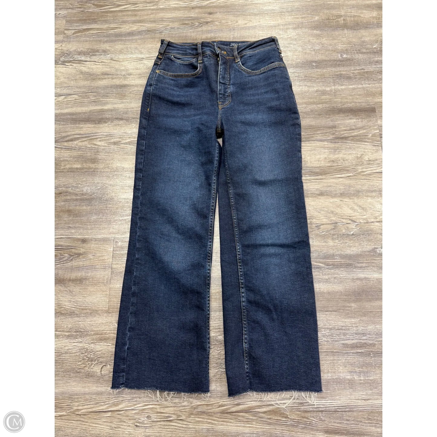 Jeans Cropped By Pilcro In Blue Denim, Size: 2p