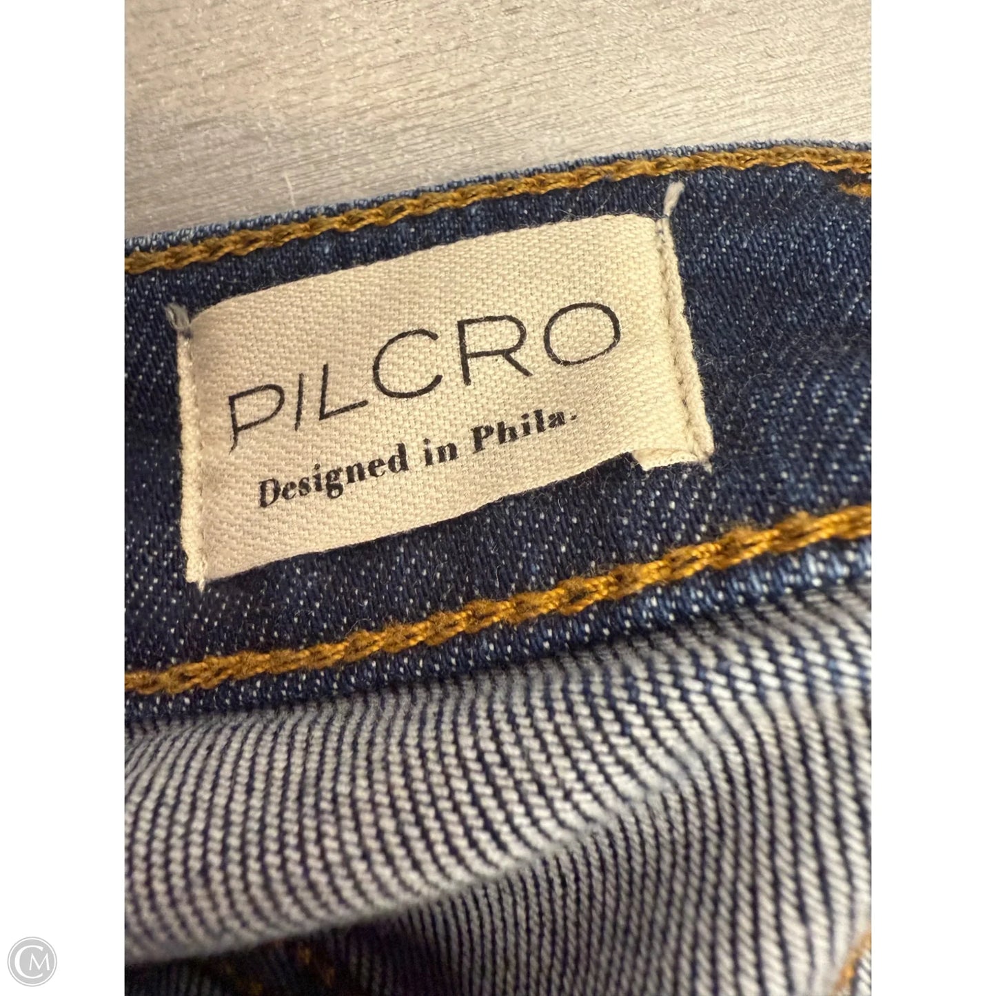 Jeans Cropped By Pilcro In Blue Denim, Size: 2p