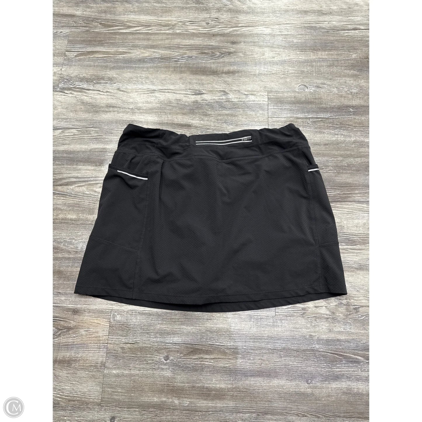 Athletic Skort By Athleta In Black, Size: L