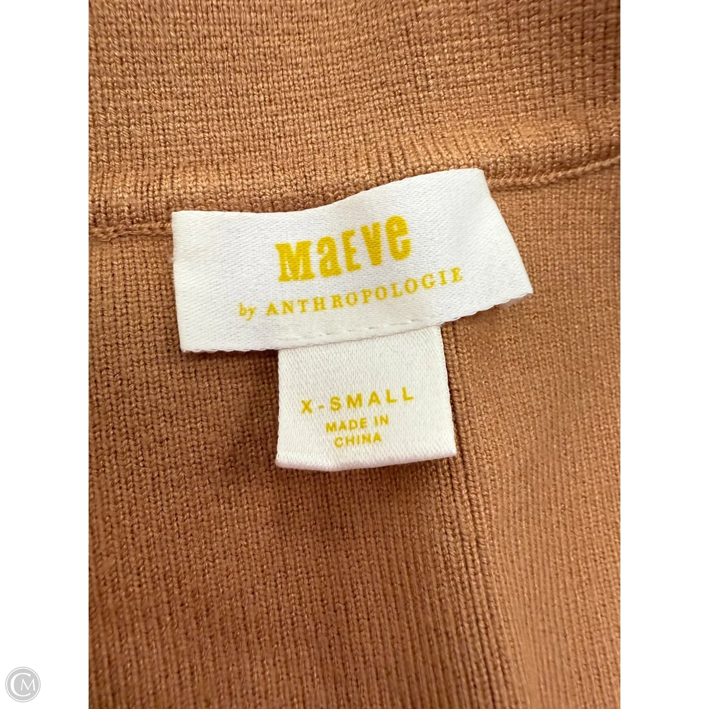 Sweater By Maeve In Tan & White, Size: Xs