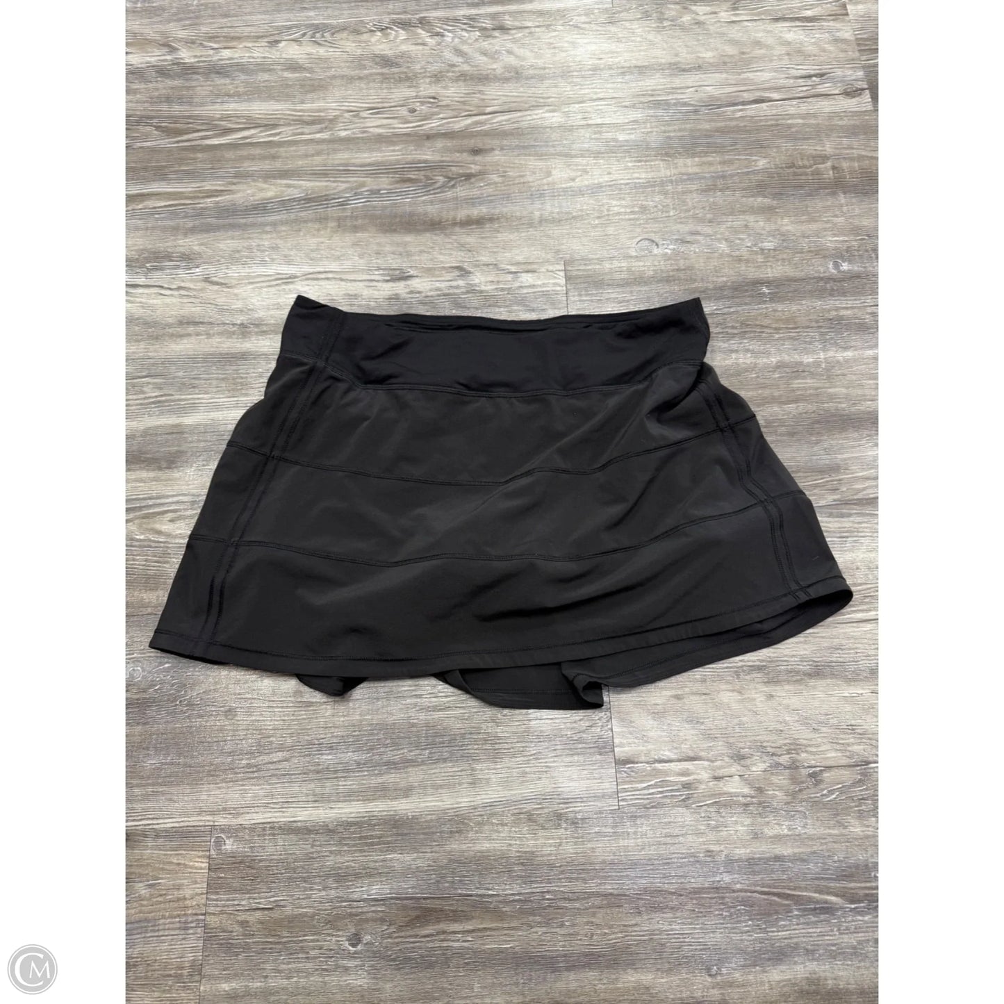 Athletic Skort By Lululemon In Black, Size: 10l