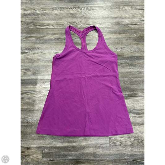 Athletic Tank Top By Lululemon In Purple, Size: M
