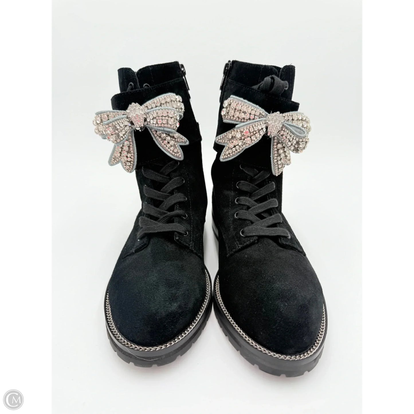 Boots Designer By Kurt Geiger In Black, Size: 8.5