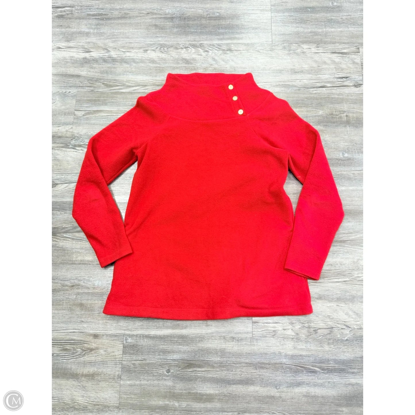 Sweatshirt Collar By Dudley Stephens In Red, Size: M