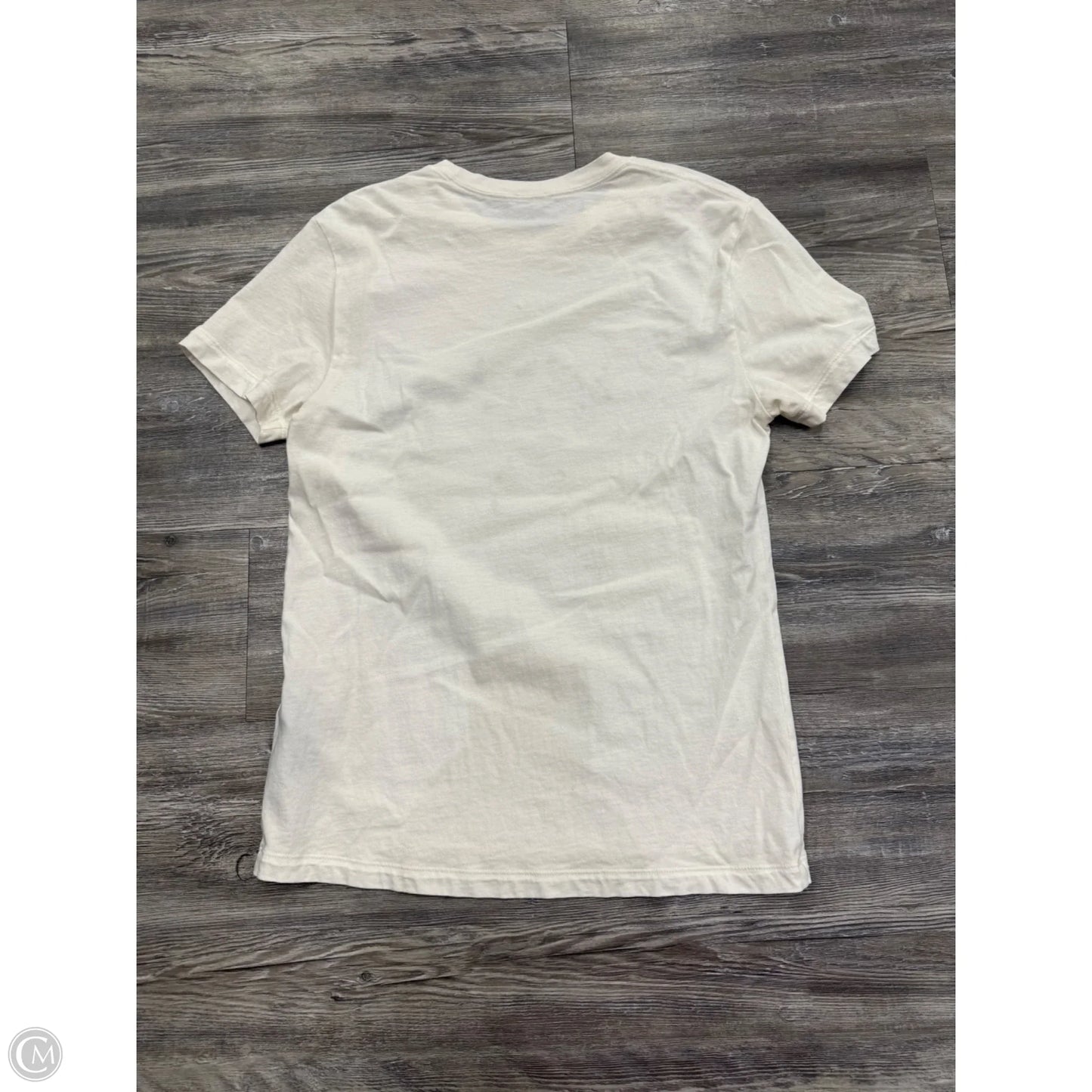 Top Short Sleeve Designer By Coach In White, Size: Xs