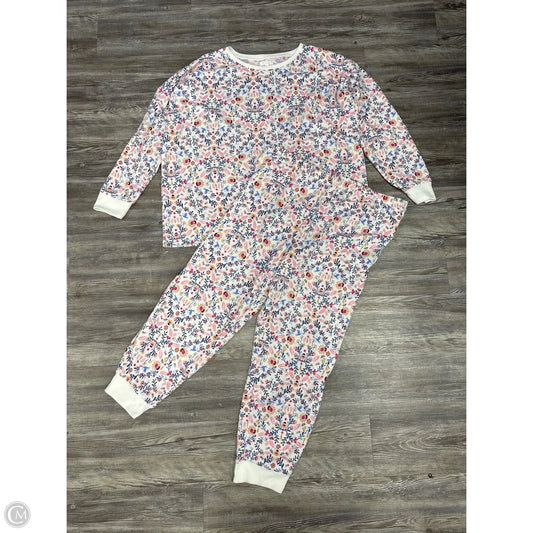 Pants Set 2pc By Lc Lauren Conrad In Floral Print, Size: 3x