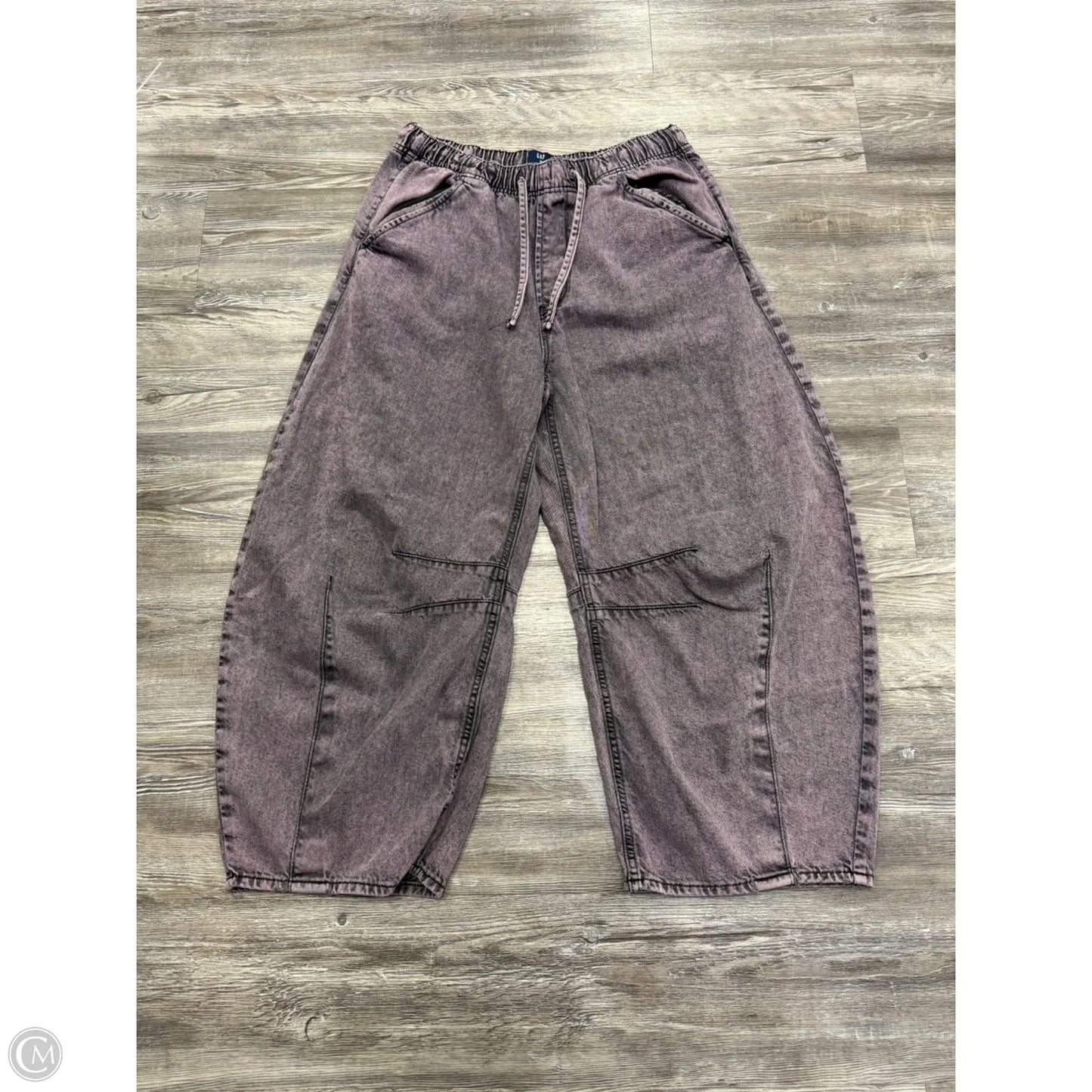 Jeans Boyfriend By Gap In Purple Denim, Size: M