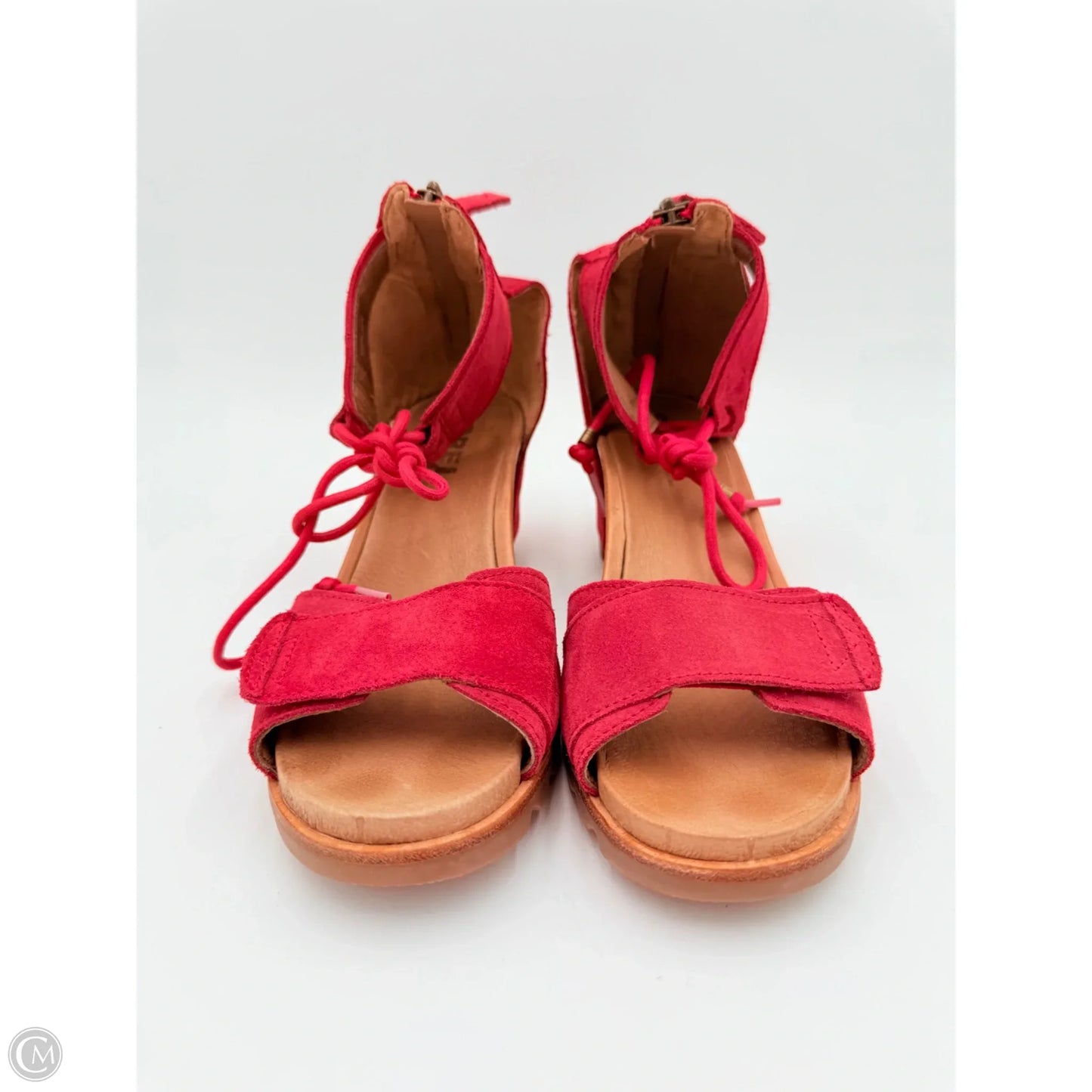 Sandals Heels Wedge By Sorel In Red, Size: 11