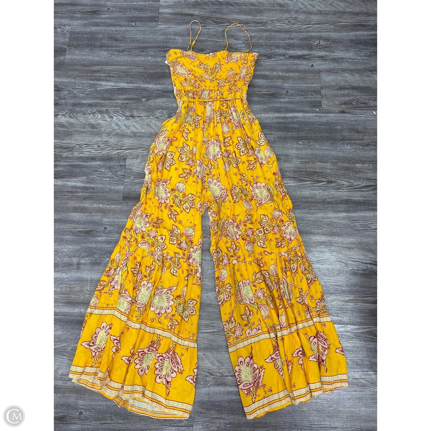 Jumpsuit By Free People In Yellow, Size: Xs