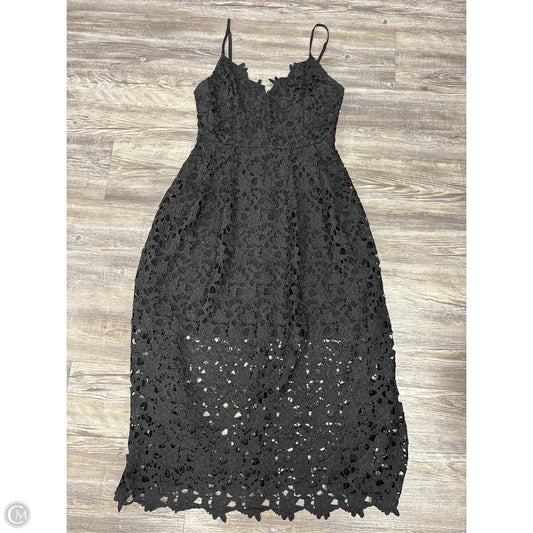 Dress Casual Midi By Astr In Black, Size: M