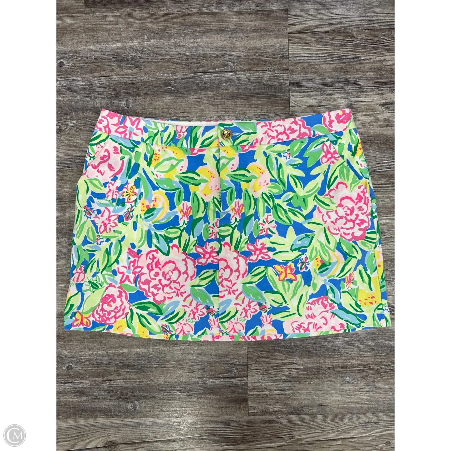 Skort Designer By Lilly Pulitzer In Green, Size: 10
