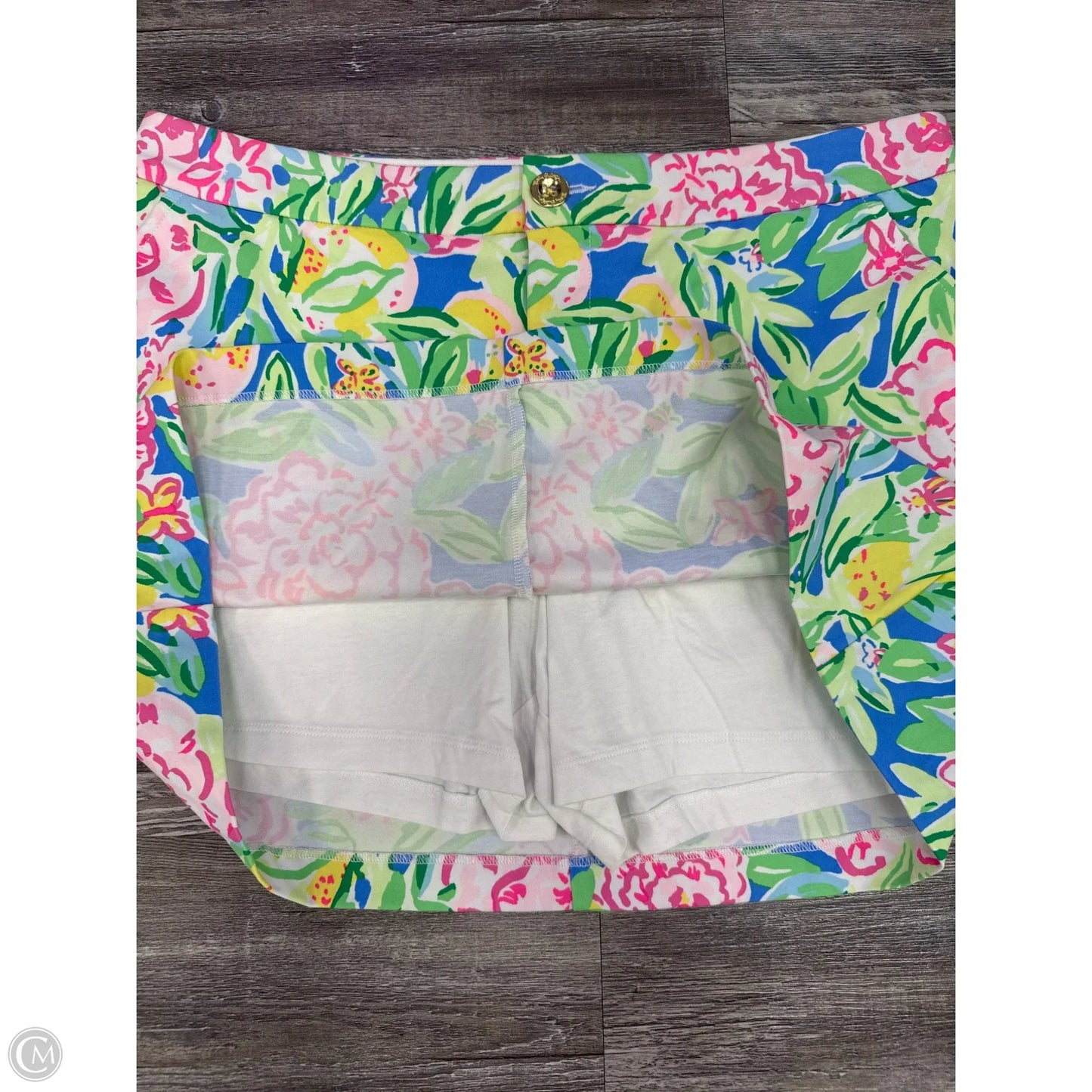 Skort Designer By Lilly Pulitzer In Green, Size: 10