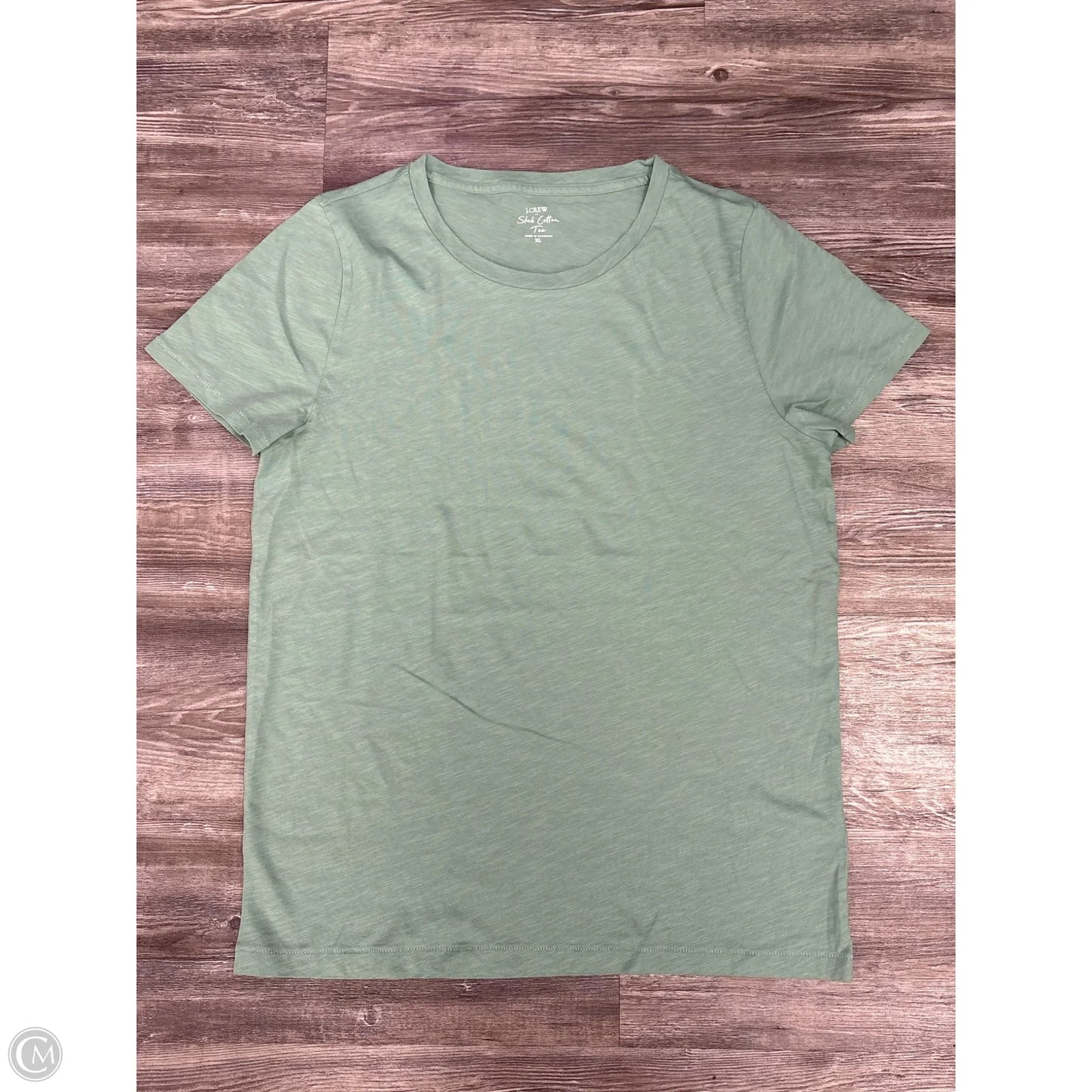 Top Short Sleeve By J. Crew In Blue, Size: Xl