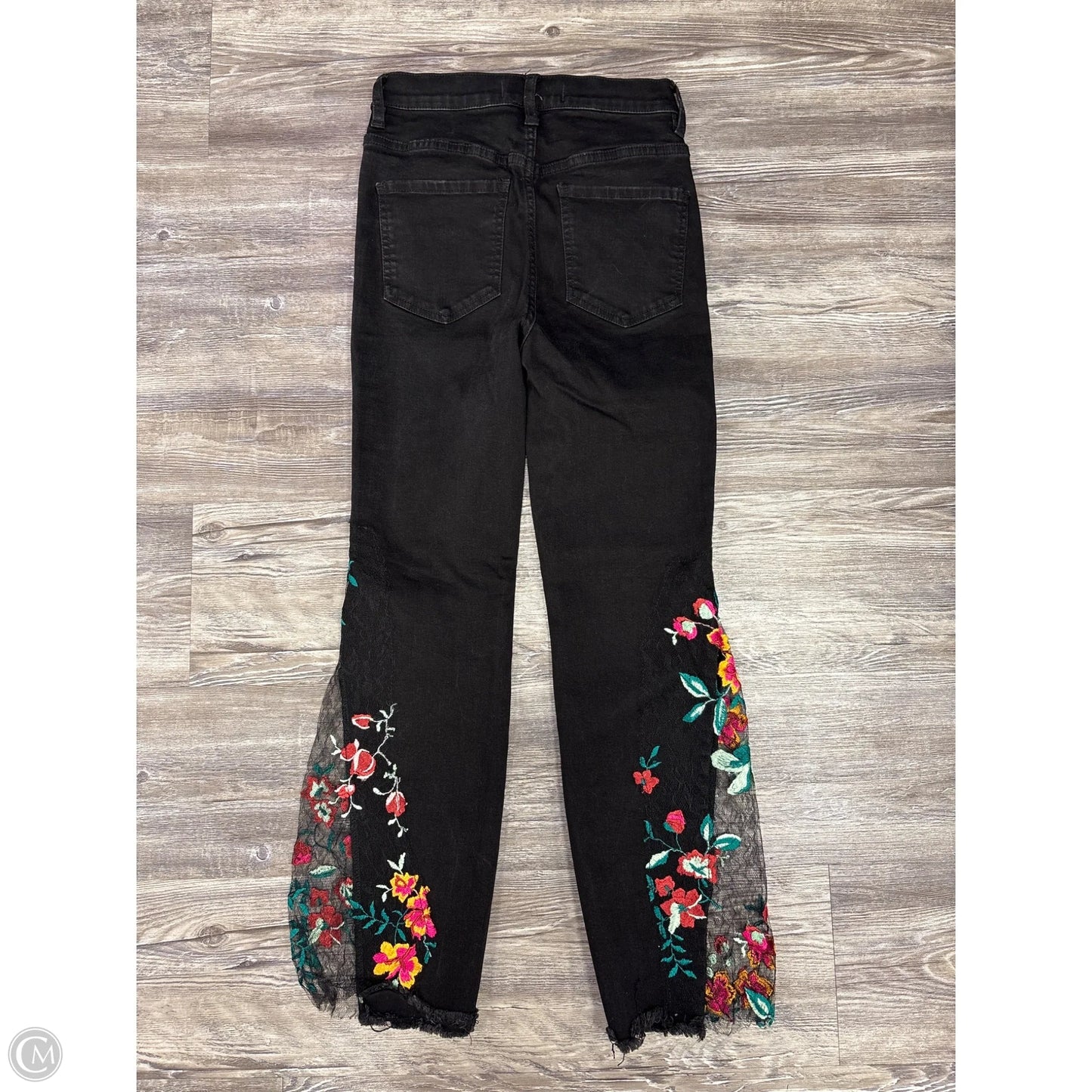 Jeans Flared By We The Free In Black Denim, Size: 0