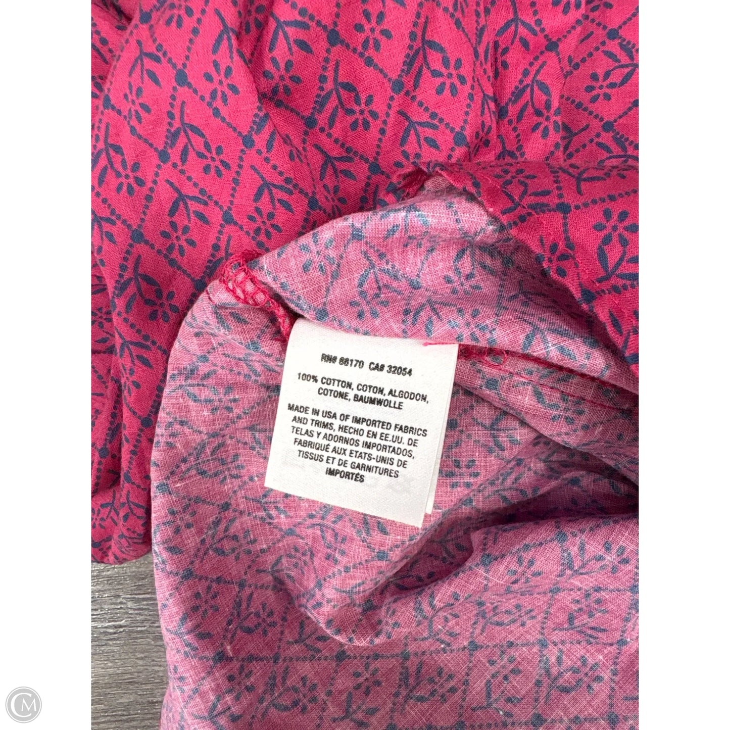 Top 3/4 Sleeve By Maeve In Pink, Size: Xs