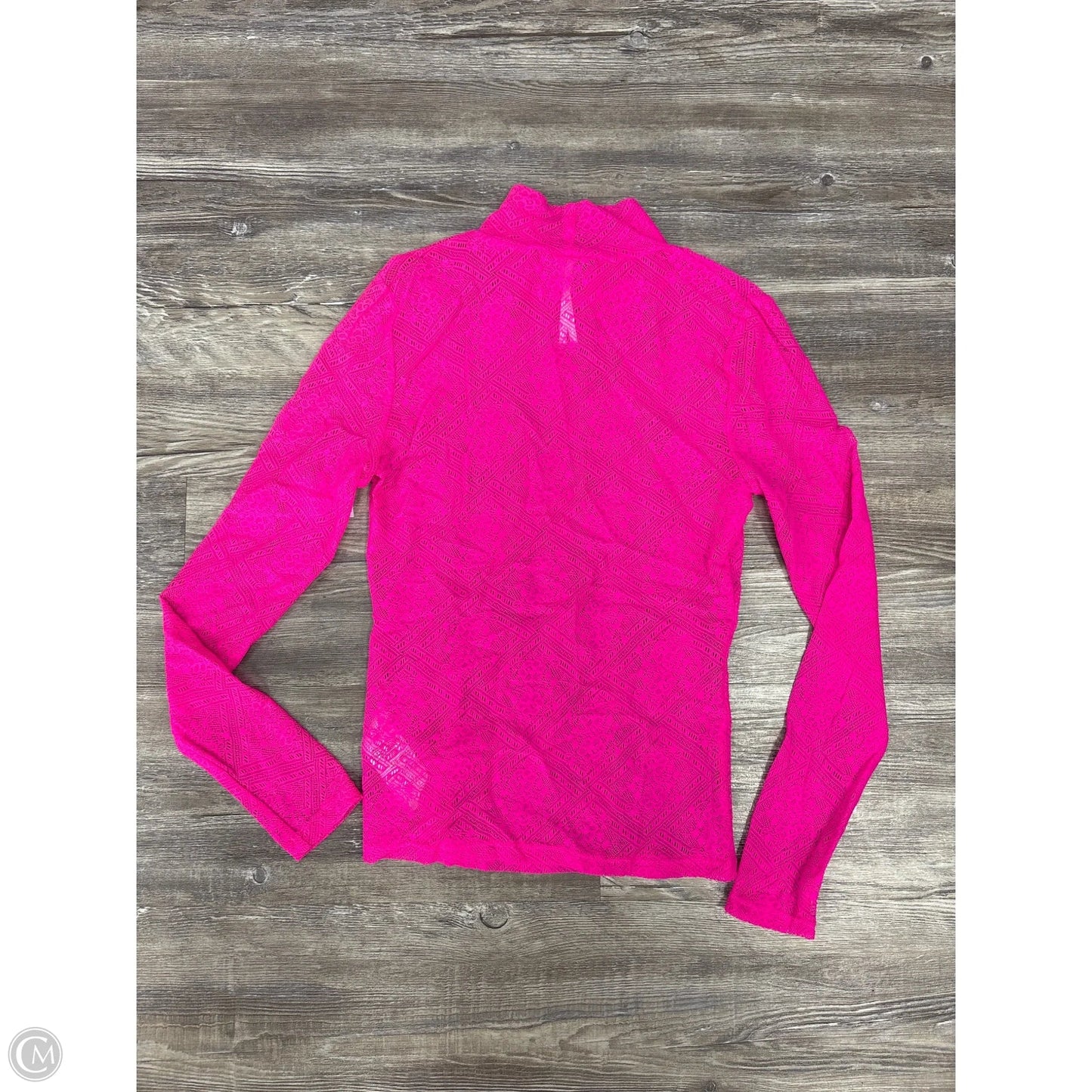 Top Long Sleeve By Anthropologie In Pink, Size: Xs