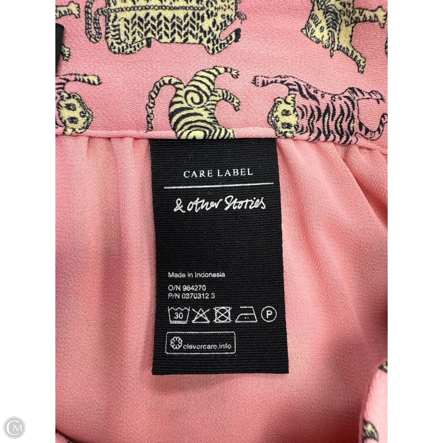 Skirt Midi By Cmc In Pink & Yellow, Size: 10