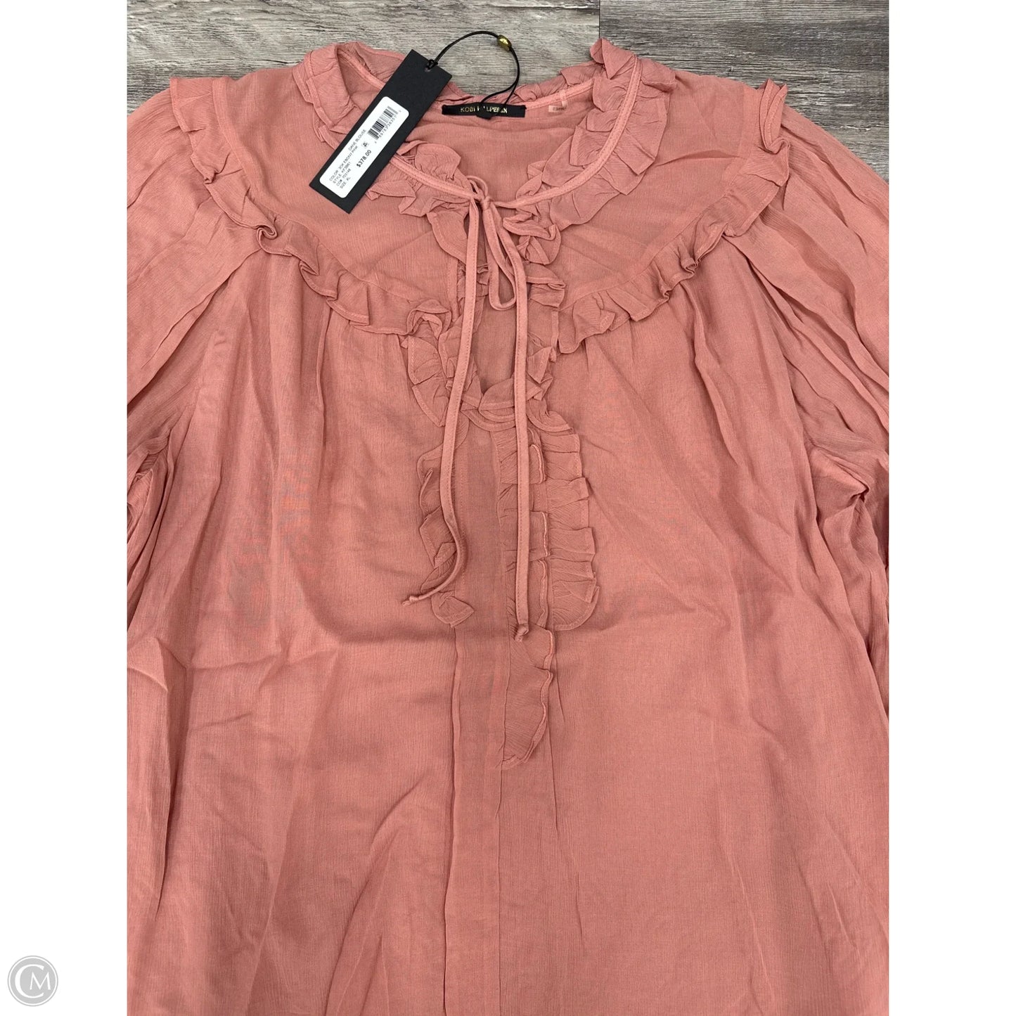 Top Long Sleeve By Cma In Pink, Size: Xl