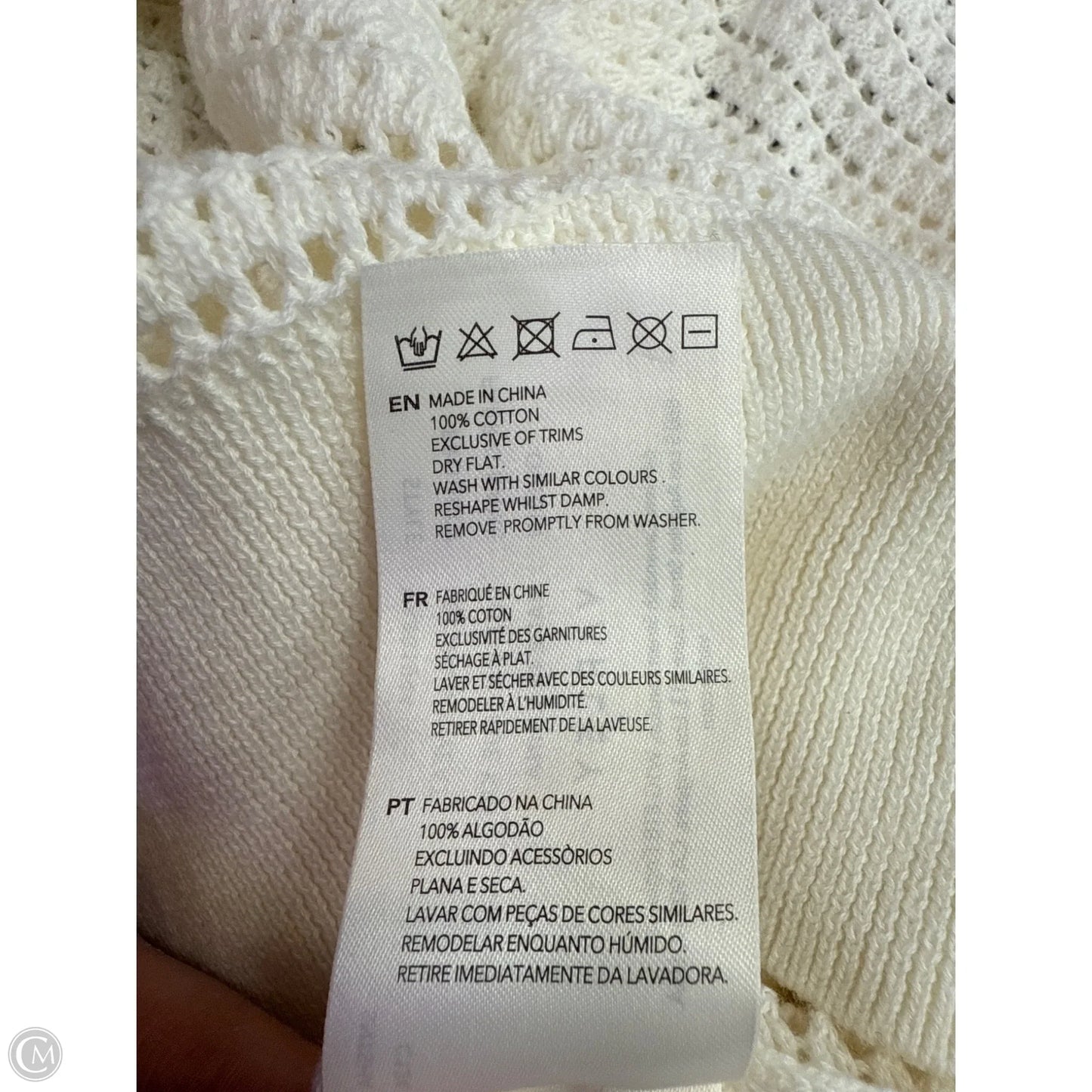 Sweater By Varley In White, Size: M