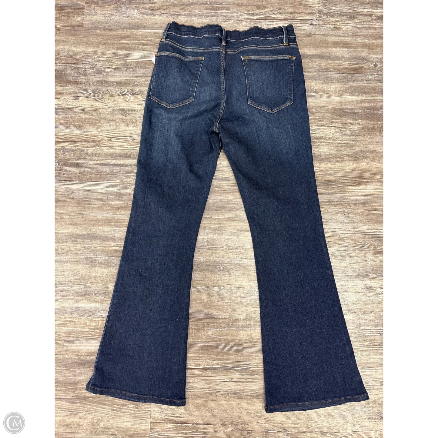Jeans Flared By Paige In Blue Denim, Size: 12