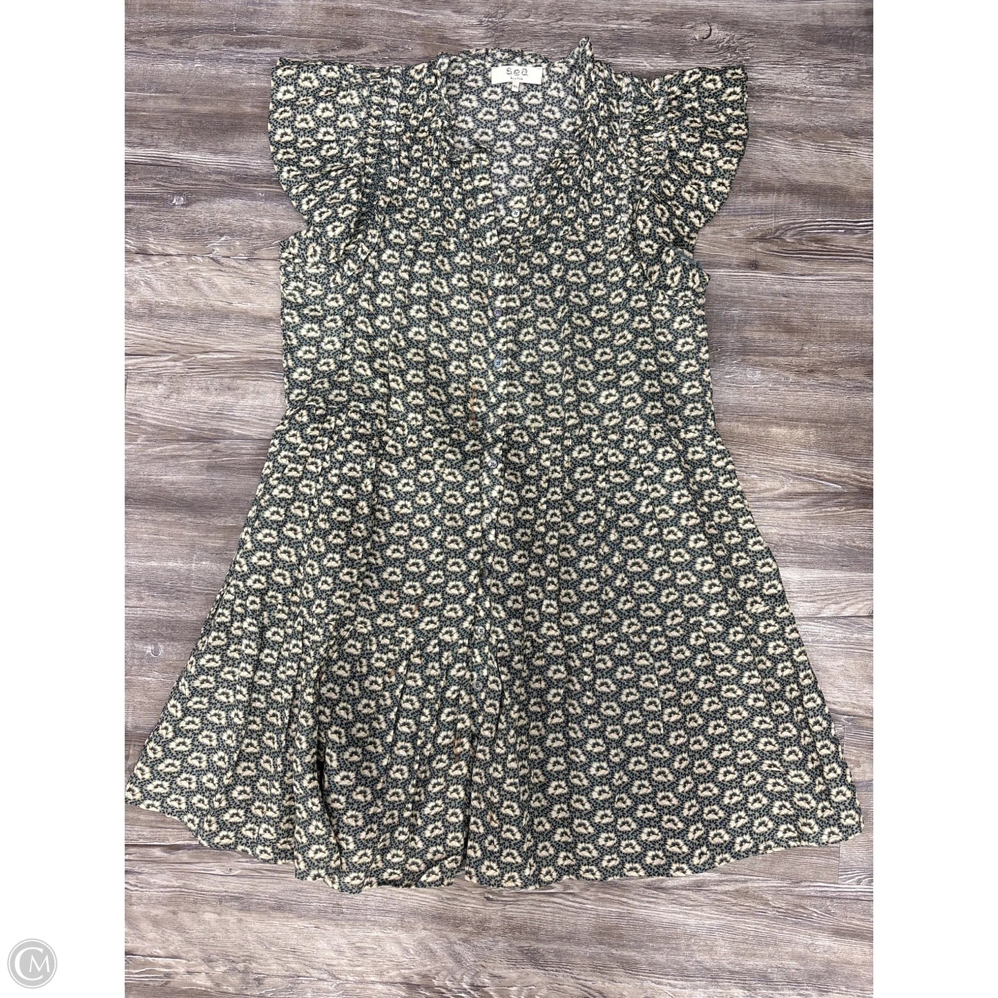Dress Casual Short By Sea New York In Green, Size: Xl