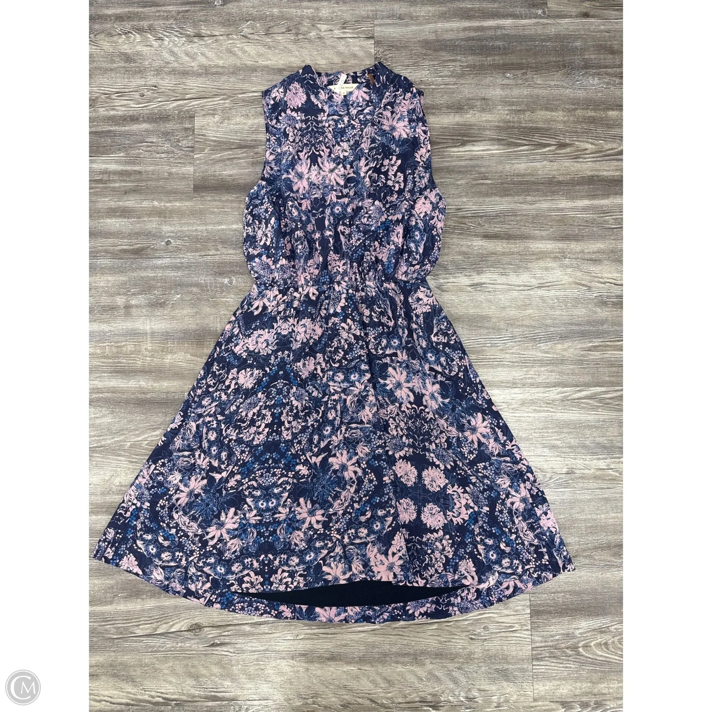 Dress Casual Short By Rebecca Taylor In Blue & Purple, Size: 4