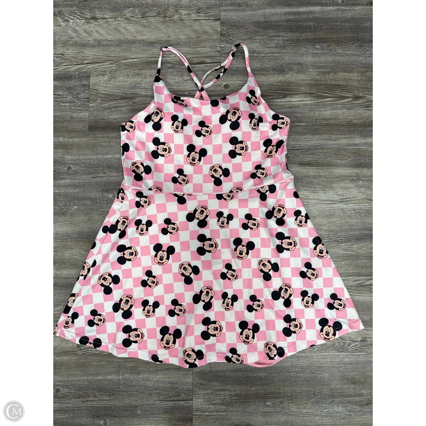 Dress Casual Short By Clothes Mentor In Pink, Size: 2x