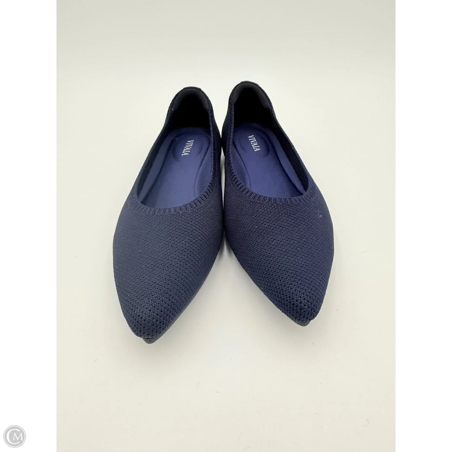 Shoes Flats By Vivaia In Navy, Size: 5.5