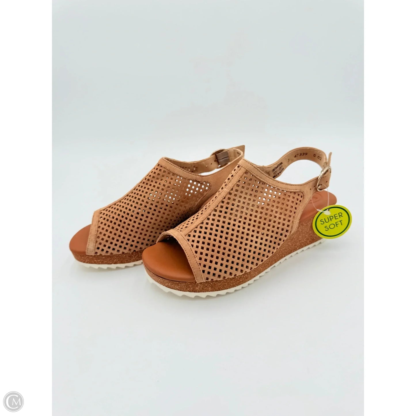 Sandals Heels Wedge By Paul Green In Tan, Size: 6