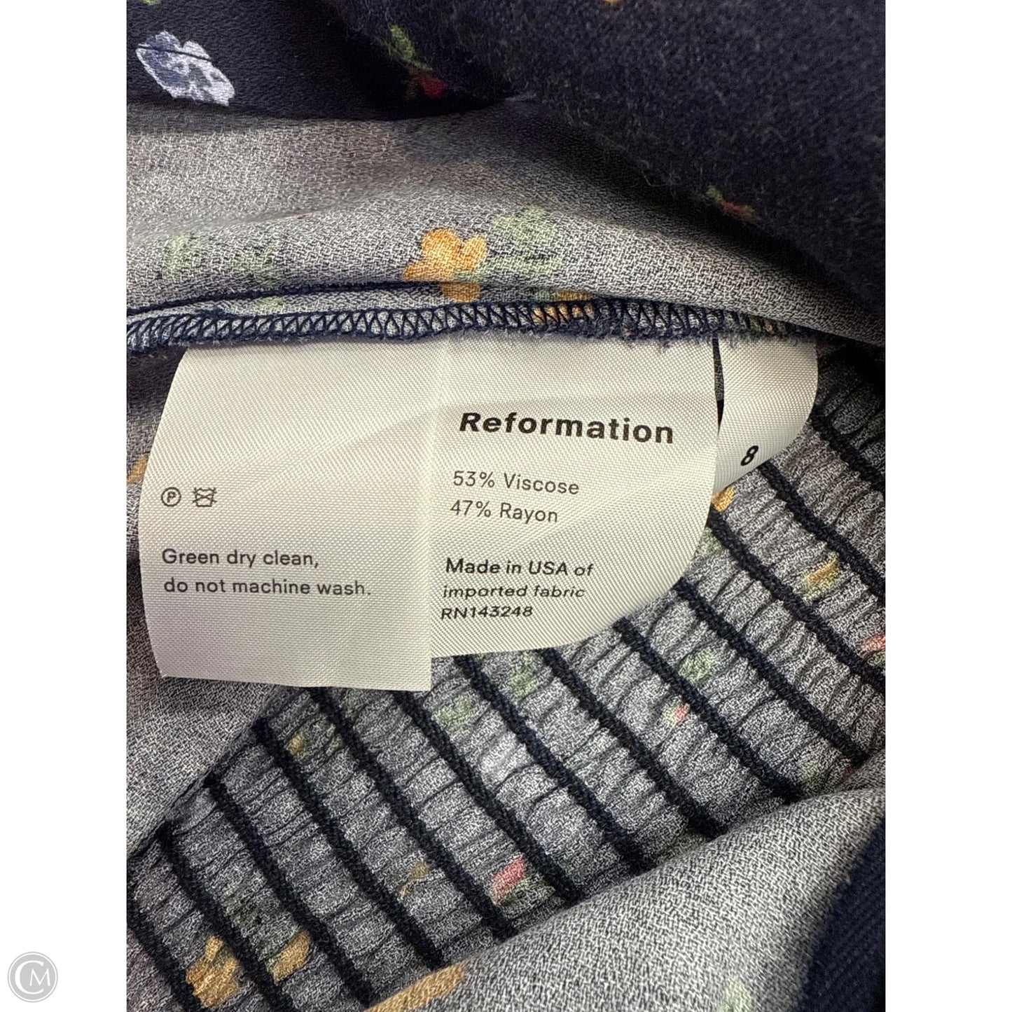Top Long Sleeve By Reformation In Blue, Size: Xs