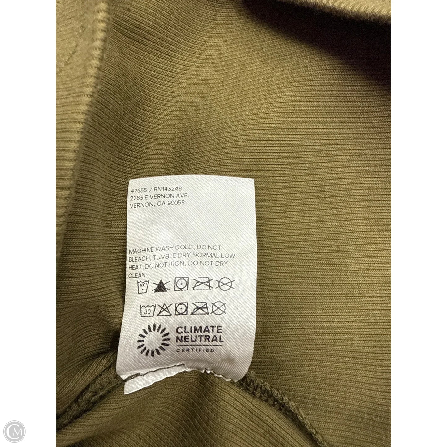 Tank Top By Reformation In Green, Size: M