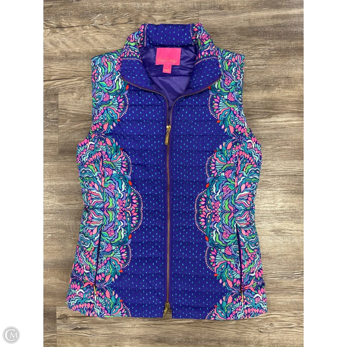 Vest Designer By Lilly Pulitzer In Purple, Size: S