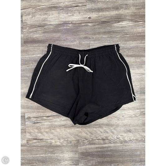 Athletic Shorts By Lululemon In Black & White, Size: 10