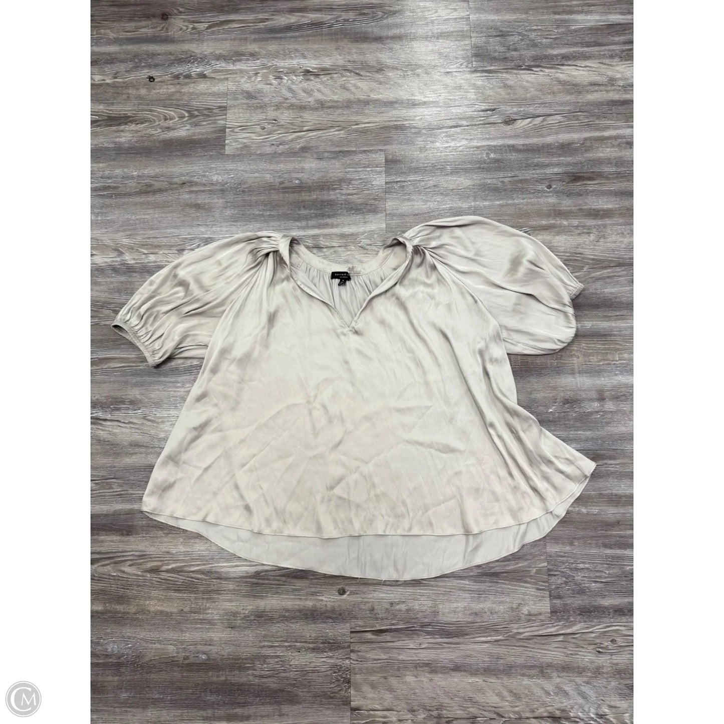 Top Short Sleeve By Current Air In Black, Size: M