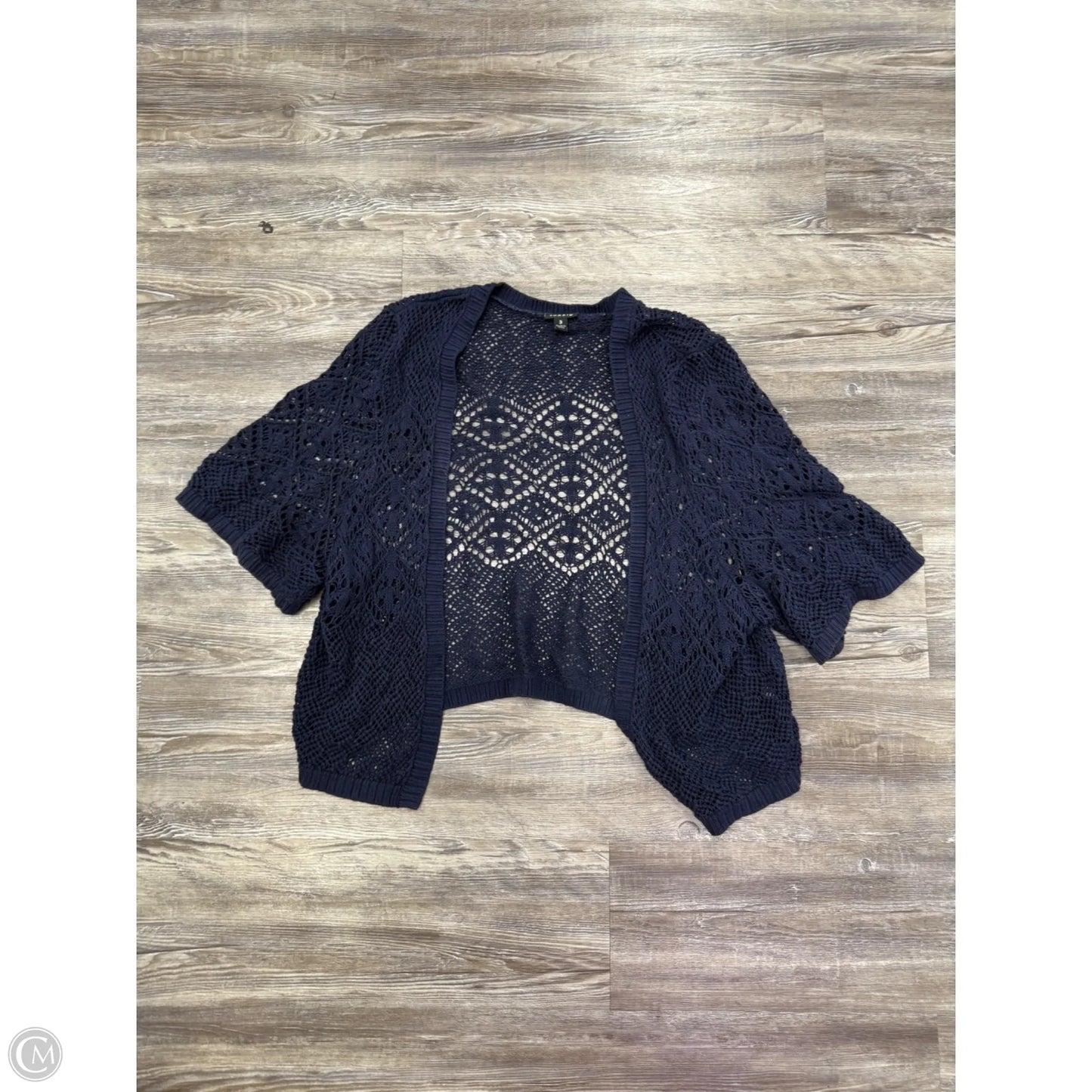 Sweater Cardigan By Torrid In Navy, Size: 3x