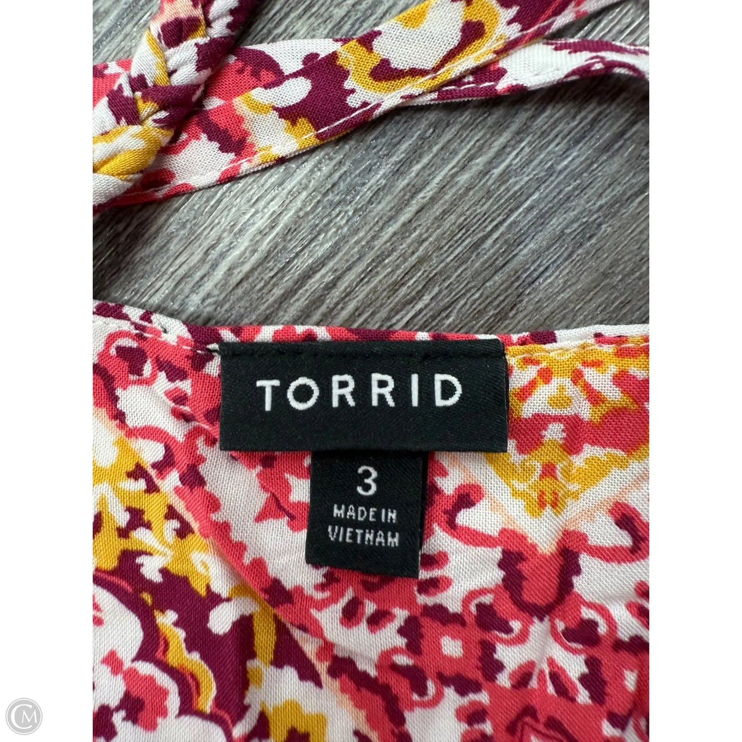 Dress Casual Maxi By Torrid In Pink & Yellow, Size: 3x