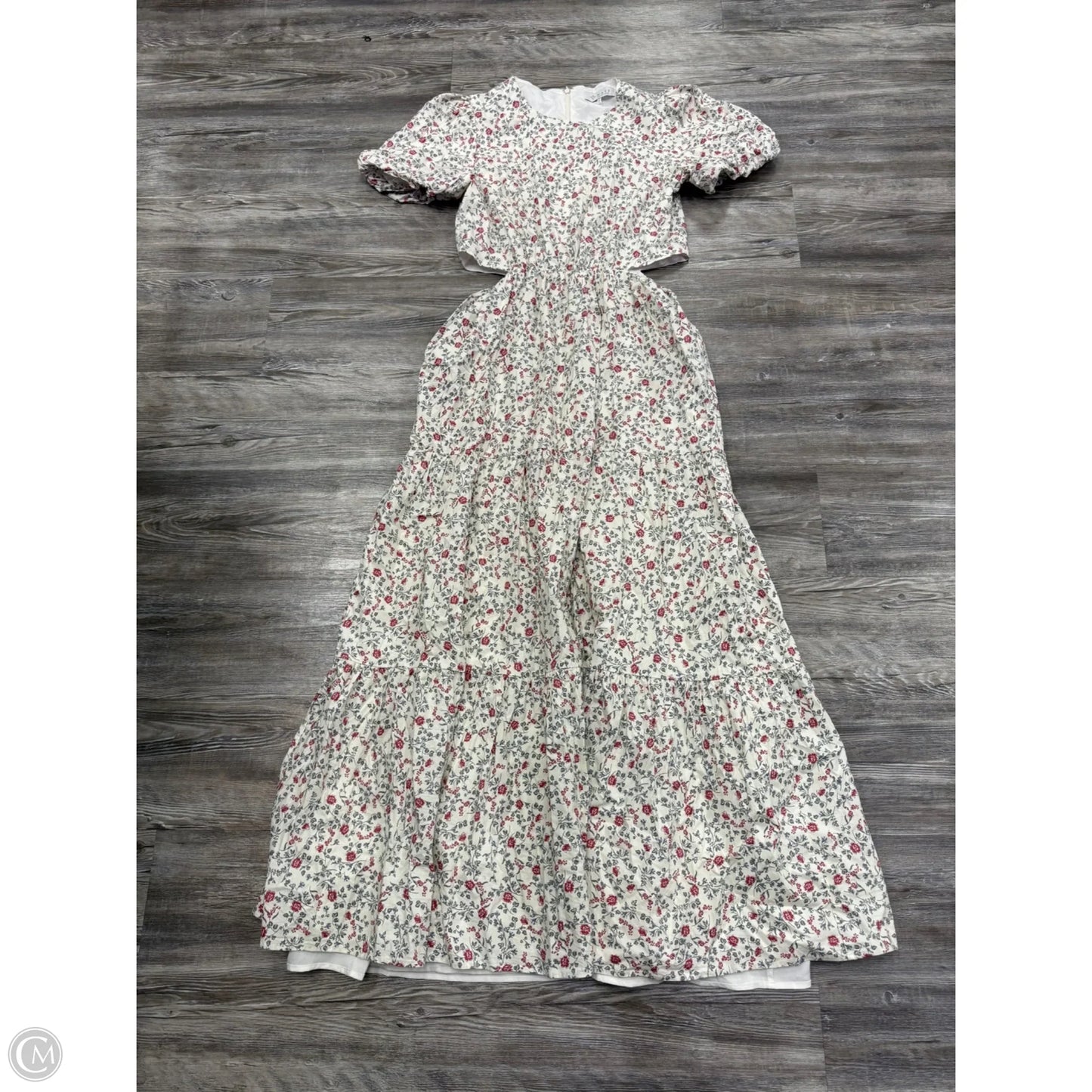 Dress Casual Maxi By Wayf In Floral Print, Size: L