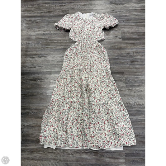 Dress Casual Maxi By Wayf In Floral Print, Size: L