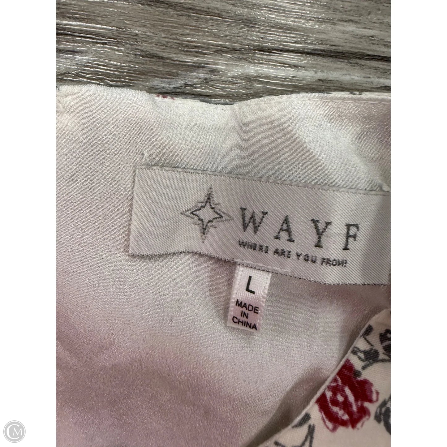 Dress Casual Maxi By Wayf In Floral Print, Size: L