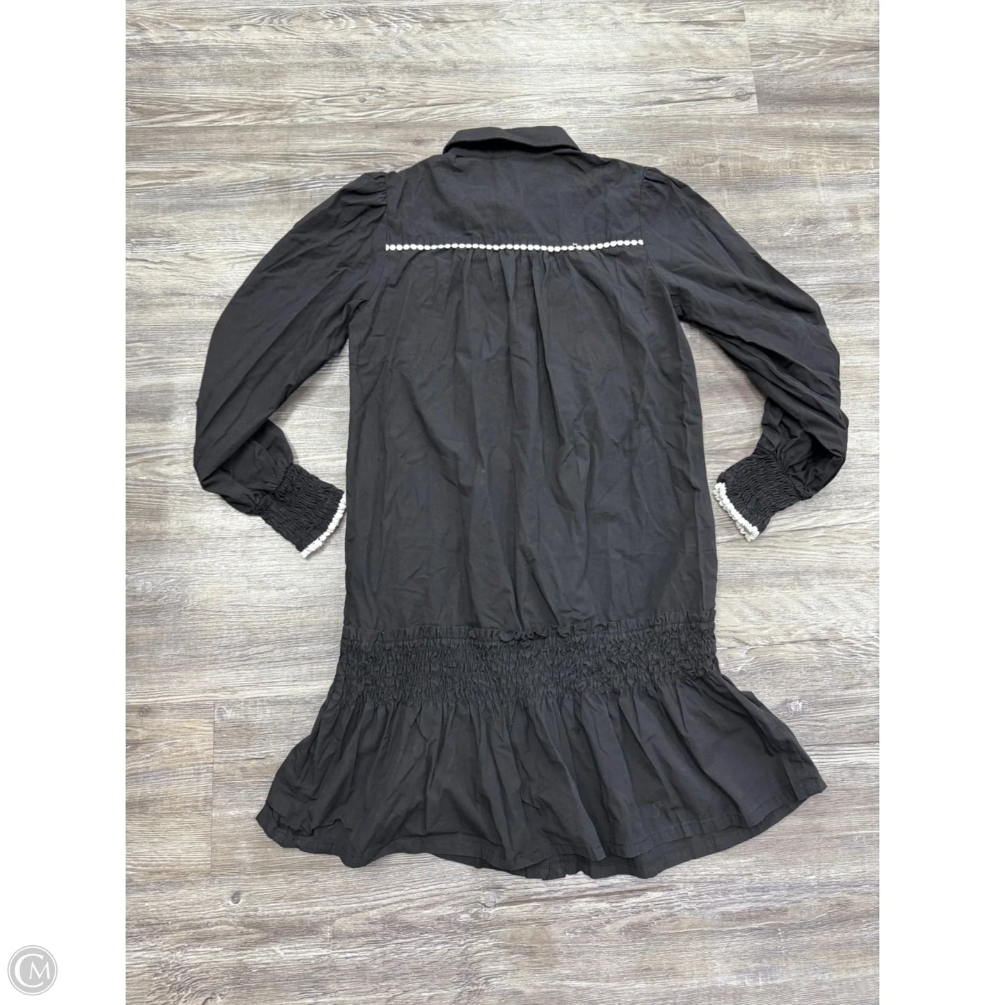 Dress Casual Midi By Before You In Black & White, Size: Xs