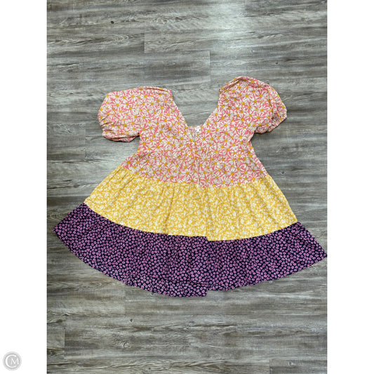 Dress Casual Midi By Davi & Dani In Purple, Size: 2x