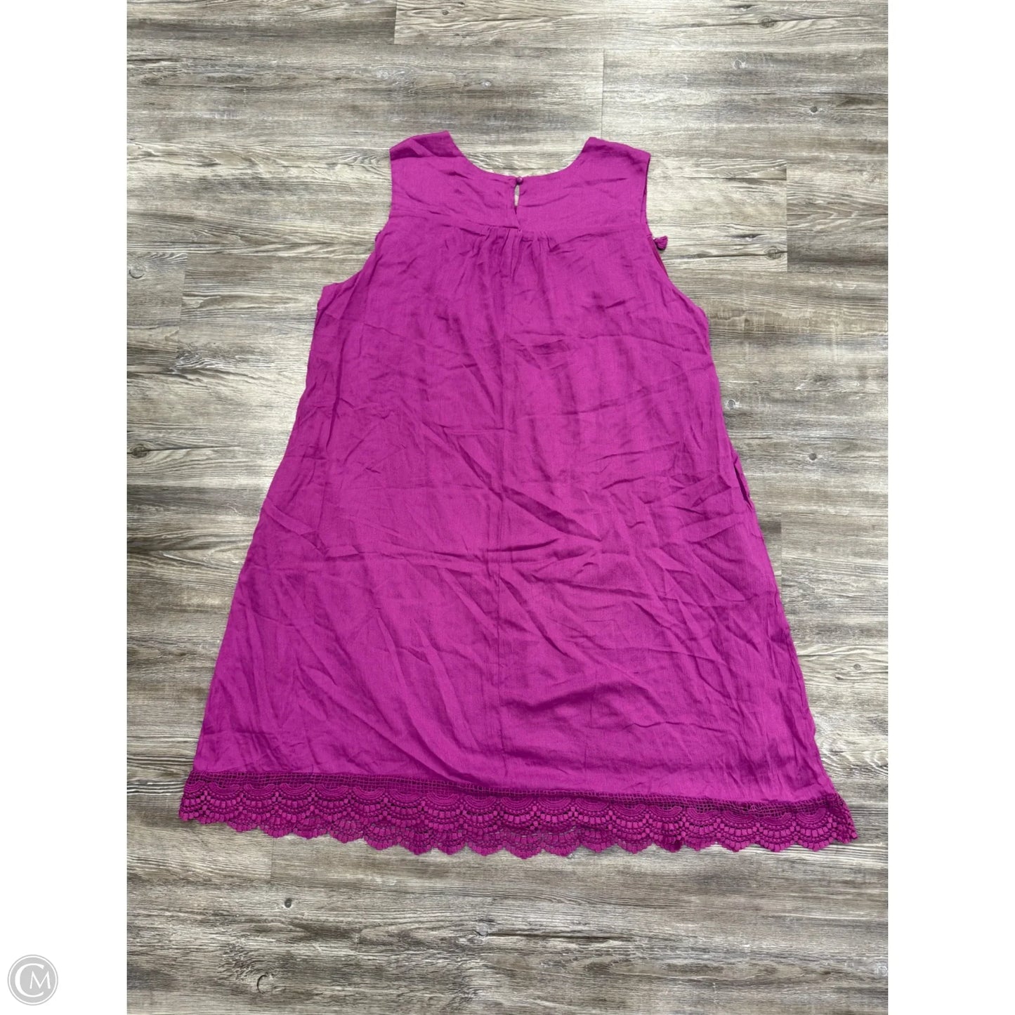 Dress Casual Midi By Davi & Dani In Purple, Size: 3x