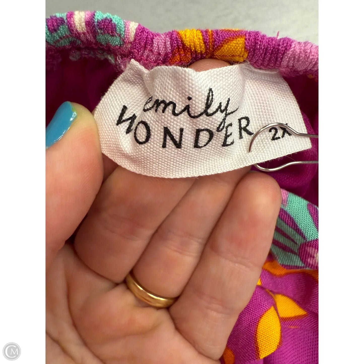 Dress Casual Short By Emily Wonder In Floral Print, Size: 2x