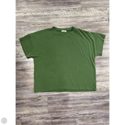 Top Short Sleeve By Blumin In Green, Size: 3x