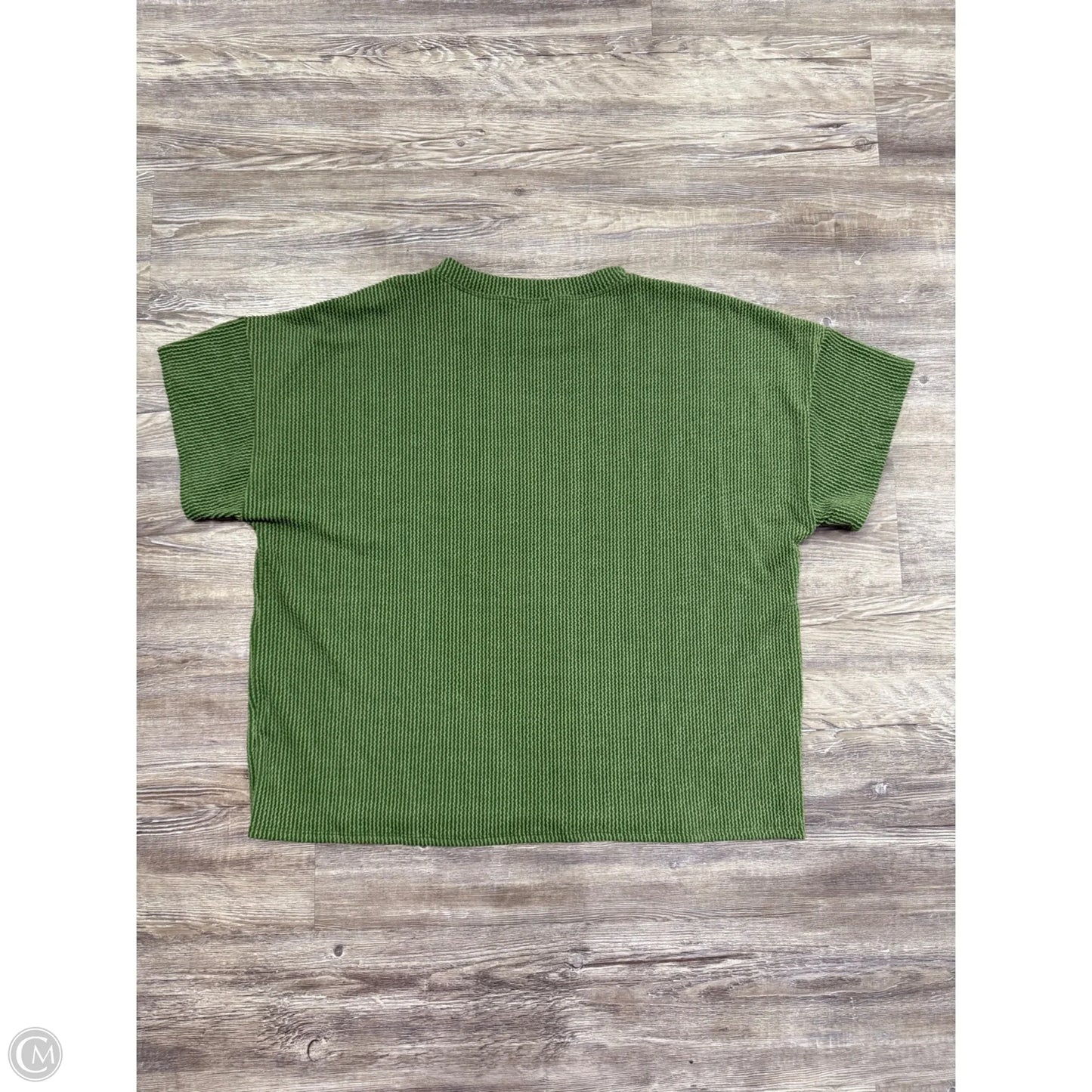 Top Short Sleeve By Blumin In Green, Size: 3x