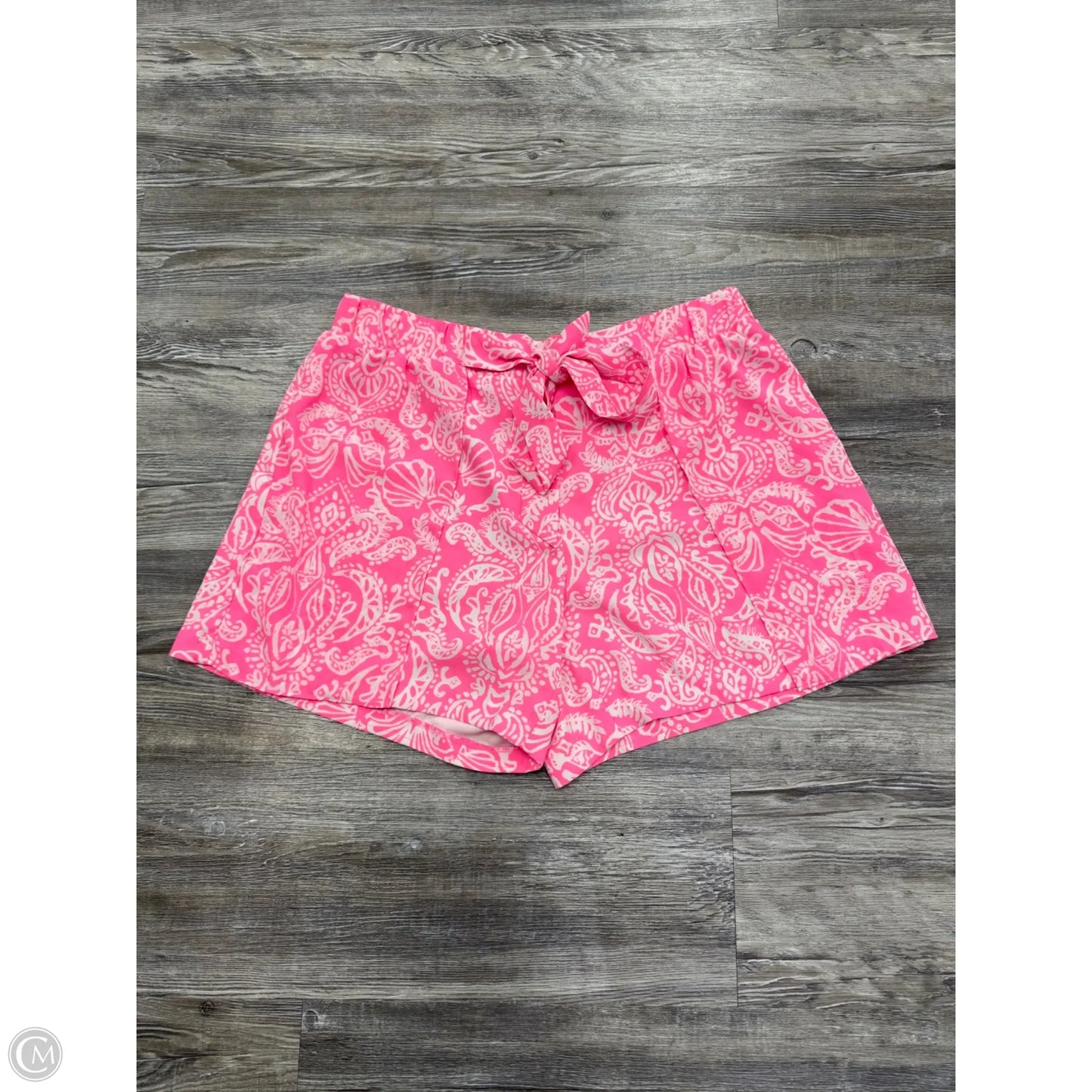 Shorts Designer By Lilly Pulitzer In Pink & White, Size: 6
