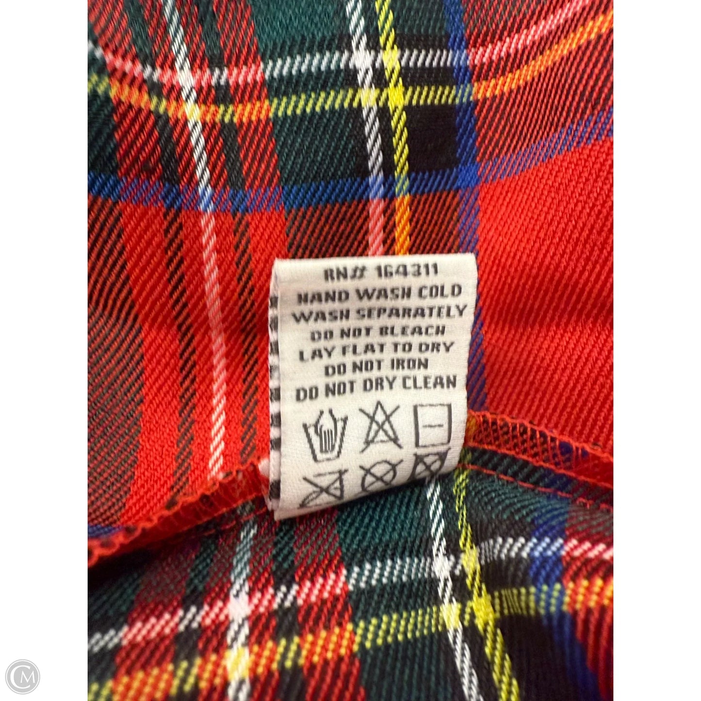 Skirt Maxi By Aura In Plaid Pattern, Size: S